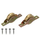 U-771 真鍮戸車 30mm(丸) 2個入 00071771-001 インテリア その他インテリア