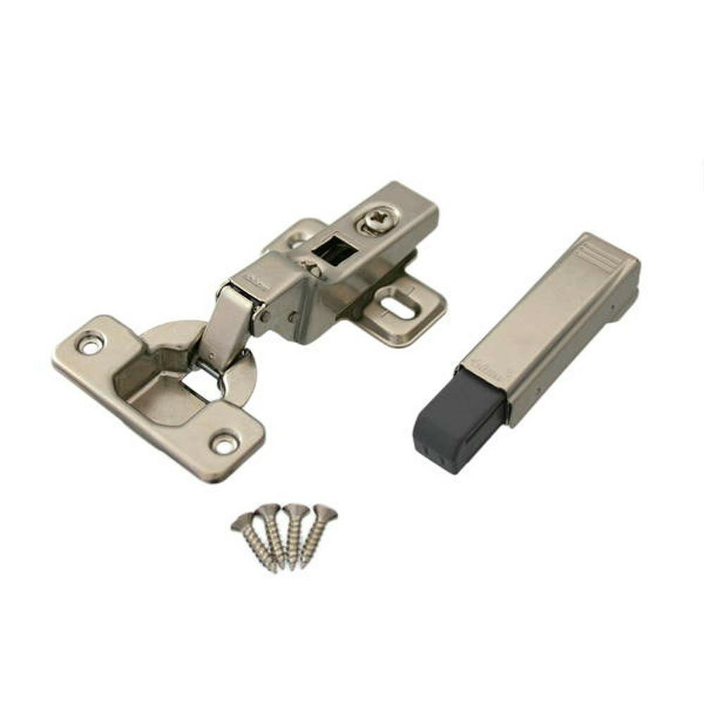 32050 スライド蝶番 ブルモーション 35mm 半かぶせ キャッチ付 1組入 00032050-001 ガーデニング・DIY..