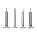 吉川国工業所 システムアジャスターパーツ SV・シルバー SSA-4P 家具/収納 収納用品