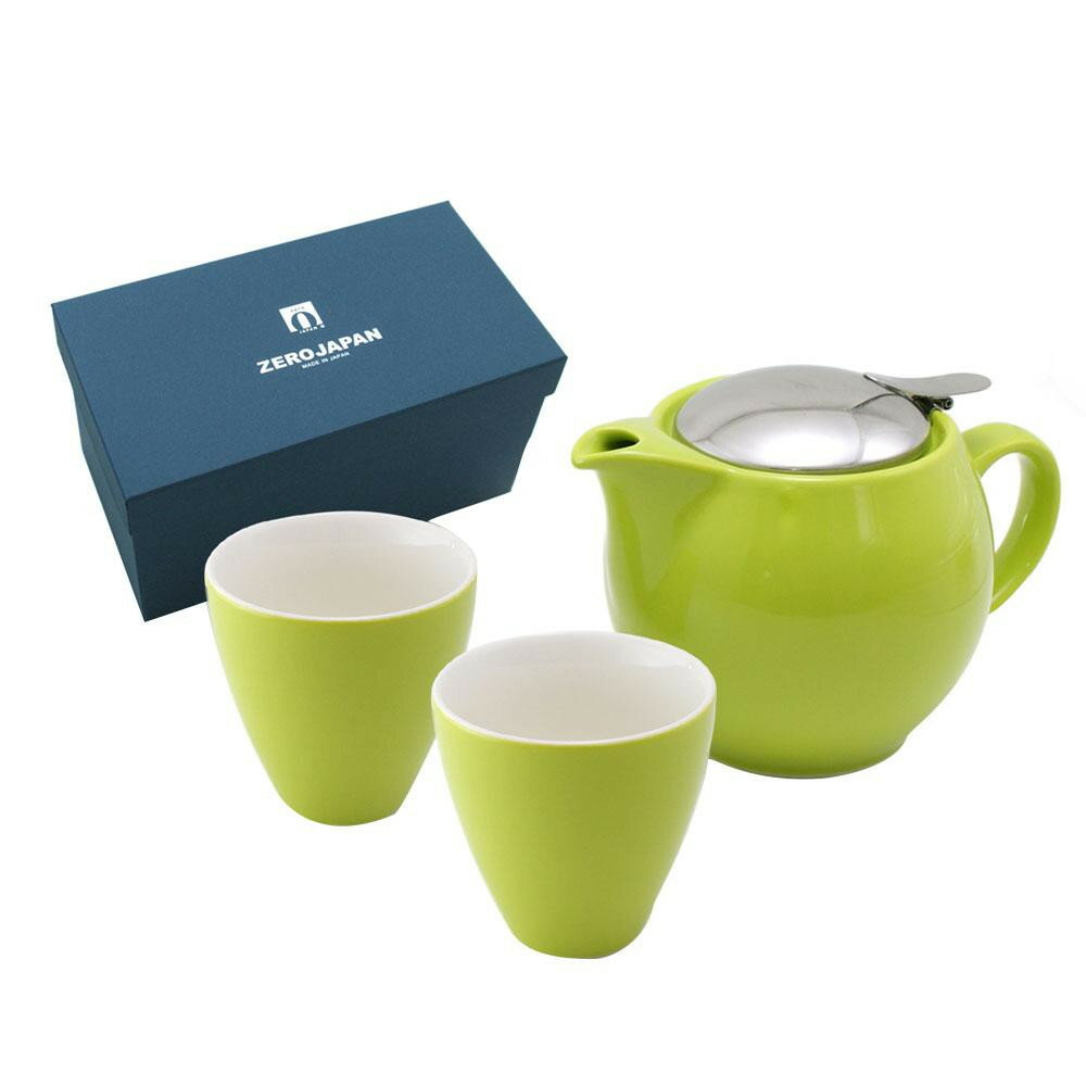 ZERO JAPAN ユニバーサルティーポット3人用+ティーカップトール×2 ZG-002 SEN・煎茶 家事用品 食器