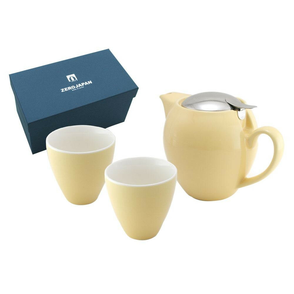 ZERO JAPAN ユニバーサルティーポット4人用+ティーカップトール×2 ZG-004 BA・バナナ 家事用品 食器