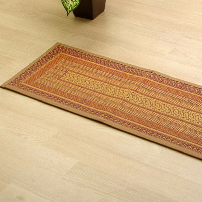乐天商城 - 純国産 い草框用玄関マット 『Fランクス』 ベージュ 約35×120cm 8817410 インテリア 敷物・カーテン