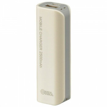 OHM モバイルチャージャー 小型2500mAhタイプ SMP-JV31 パソコン・AV機器関連 PC・携帯関連 OHM モバイルチャージャー 小型2500mAhタイプ SMP-JV31 パソコン・AV機器関連 PC・携帯関連