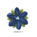 オリムパス はじめてのつまみ細工 キット クレマチスのブローチ TZ-4 A その他ライフグッズ(趣味) 手芸・クラフト・生地