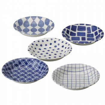 藍小町　深皿揃　48377 家事用品 食器