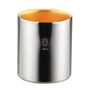 18-8ステンレスW構造タンブラー(内面24金メッキ) TM-039 家事用品 食器