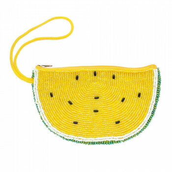 ビーズポーチ スイカ イエロー 10218000095 服飾雑貨 バッグ