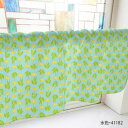 カフェカーテン たんぽぽ 800×450mm 水色・41182 インテリア 敷物・カーテン(3)