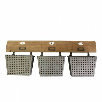 ウォールバスケット 80570 家具/収納 家具 ラック その他 ウォールバスケット 80570 家具/収納 家具 ラック その他