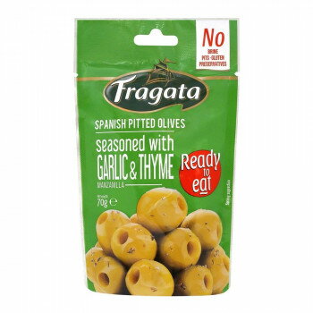 Fragata(フラガタ) グリーンオリーブ ガーリック&タイム 70g×8個セット 軽食品 その他