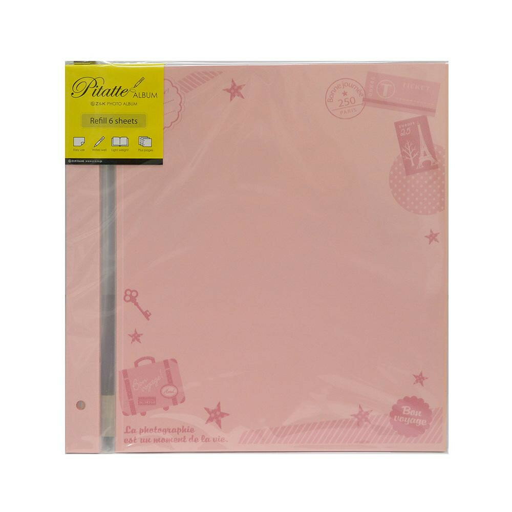 ピタットアルバム リフィル トラベルピンク 60-353 文具・玩具 文具