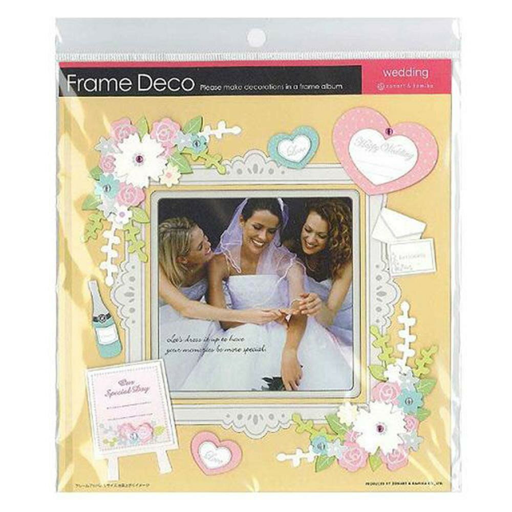 フレームデコ ウェディングフラワー 60-801 文具・玩具 文具