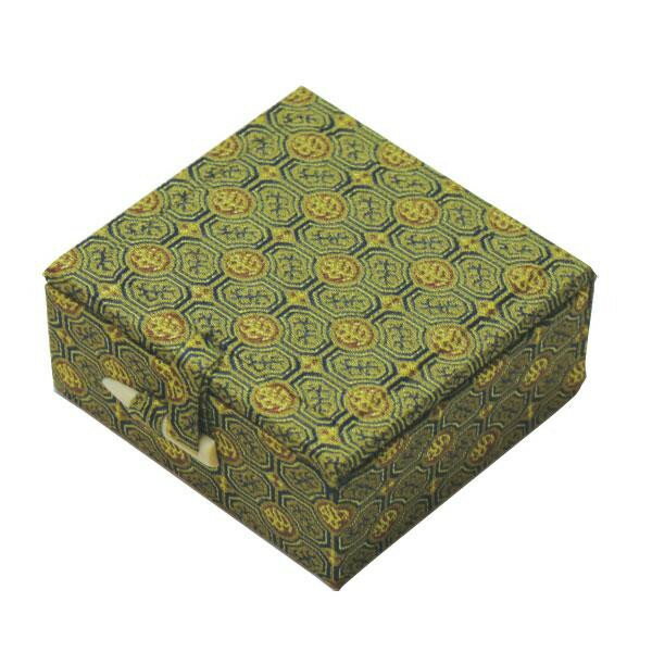 印箱　錦布印箱　2顆 中 HG12-2 文具・玩具 文具