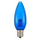 OHM LEDシャンデリア形装飾用/C32/E17/1.2W/1lm/クリア青色 LDC1B-G-E17 13C インテリア 照明