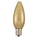 OHM LEDシャンデリア形装飾用/C32/E17/1.2W/35lm/金(電球)色 LDC1L-G-E17 13G インテリア 照明