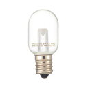OHM LEDナツメ球装飾用 T20/E12/0.5W/15lm/クリア電球色 LDT1L-H-E12 13C インテリア 照明