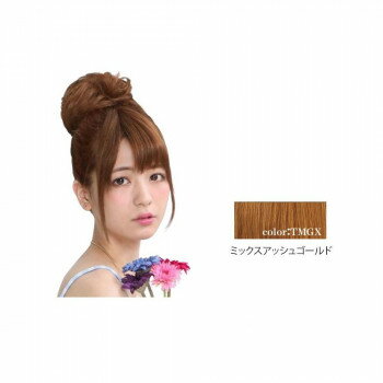 プリシラ シュシュウィッグ フワフワカール VS-31 耐熱 TMGX・ミックスアッシュゴールド 服飾雑貨 小物(手袋・マフラー等)