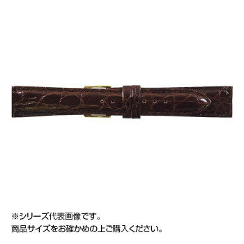 MIMOSA(ミモザ) 時計バンド DM腹ワニ 18mm ダークブラウン (美錠:金) WDM-B18 時計/ジュエリー/アクセサリ その他 MIMOSA(ミモザ) 時計バンド DM腹ワニ 18mm ダークブラウン (美錠:金) WDM-B18 時計/ジュエリー/アクセサリ その他