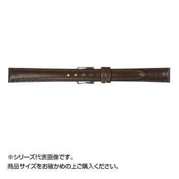 MIMOSA(ミモザ) 時計バンド キッド 12mm ダークブラウン (美錠:銀) ZK-B12 時計/ジュエリー/アクセサリ その他