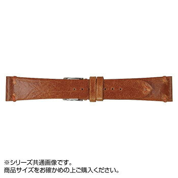 Emitta(エミッタ) 時計バンド ウーガ 19mm キャメル (美錠:銀) EU-C19 時計/ジュエリー/アクセサリ その他