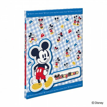 ナカバヤシ　フエルアルバム　プラコートフリ-8R　A4　ディズニー　ミッキー　ア-A4P-150-1 文具・玩具 文具