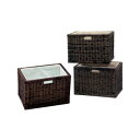 バスケット 3個組 GK907BR3 家具/収納 家具 ラック その他
