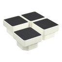 テクノテック 洗濯機かさ上げ台イージースタンド D105 アイボリーホワイト 家電 生活家電