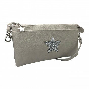 Pisoraro(ピソラロ) 3WAY スタージュエリーウォレットバッグ お財布ポシェット ライトグレー PR93 服飾雑貨 財布・カードケース