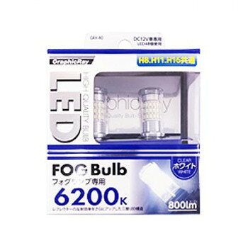 アークス(axs) GRX-40 LEDフォグランプ用バルブ 6200K ホワイト スポーツ・アウトドア カー・自転車