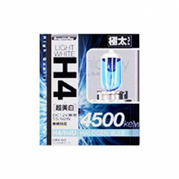 アークス(axs) GRX-60 H4ハロゲンバルブ 4500K ホワイト スポーツ・アウトドア カー・自転車