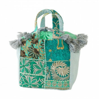 カンバディアパッチ トート巾着付 ミントグリーン 13121550329 服飾雑貨 バッグ