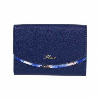 Fleur 名刺入れ ネイビー MES-FLE02 服飾雑貨 財布・カードケース Fleur 名刺入れ ネイビー MES-FLE02 服飾雑貨 財布・カードケース