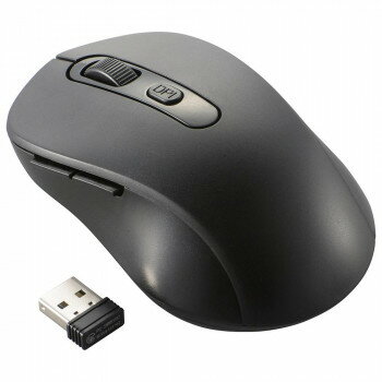 OHM 静音ワイヤレスマウス BlueLEDセンサー付 M ブラック PC-SMW11BS5MB-K パソコン・AV機器関連 PC・携帯関連
