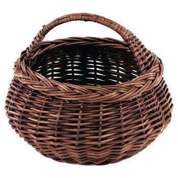 ブラウン ウイロー コロンバスケット 29-62 家具/収納 収納用品