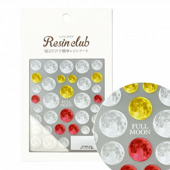 レジンクラブ レジンシール 満月(両面印刷) RC-MOO-102 家事用品 バス　洗面