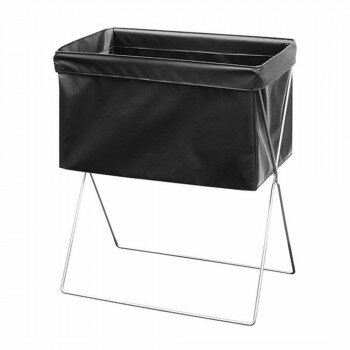 日本製 SAKI(サキ) サイドワゴン 抗菌ターポリン Lサイズ R-334 BK・ブラック 家具/収納 オフィス収納