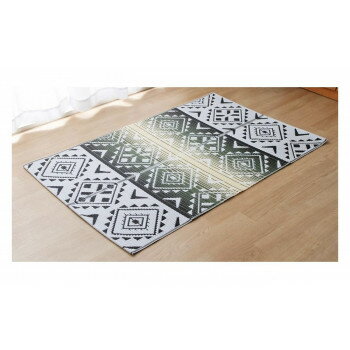 日本製 洗えるレジャーシート エスニック 約87×140cm モノトーン 2127440 スポーツ・アウトドア アウト..