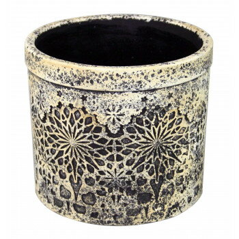 重厚感のあるデザインです。サイズφ170×H150mm個装サイズ：16.0×19.0×18.0cm重量1.4kg個装重量：1500g素材・材質セメント仕様水抜き穴あり生産国中国おすすめ