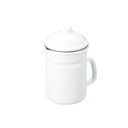 漉しアミ付オイルポット1.0L PCL-05W・ホワイト 家事用品 容器・ストッカー・調味料容器
