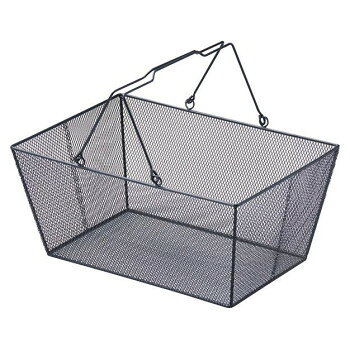 乐天商城 - メッシュストアバスケット 55-93BK 家具/収納 収納用品