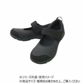 伸縮性のあるストレッチ素材で足にフィットします。大きな履き口で足入れラクラク。マジック式ベルトで容易に着脱が可能になっております。ベルトの長さが微調整できるので、足の状態に合わせて履くことができます。中敷きを取り外しても使用できる二重構造。サイズ調整・高さ調整にも。サイズ22.0〜22.5cm個装サイズ：29.5×20×11.8cm重量個装重量：500g素材・材質合成皮革・ゴムスポンジ底材:合成底仕様足囲:4E生産国中国おすすめ