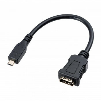 サンワサプライ HDMI変換アダプタ(マイクロHDMI) 0.1m AD-HD20MCK パソコン・AV機器関連 PC・携帯関連