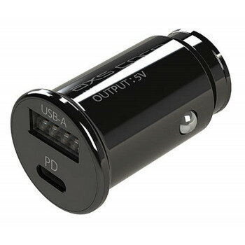 アークス(axs) コンパクトDC充電器PD+QC ブラック X-303 スポーツ・アウトドア カー・自転車