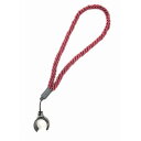 ケイ・ホスピア杖アクセサリー径19ストラップ ワイン ベビー/シルバー 介護用品