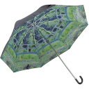 ユーパワー 名画折りたたみ傘 晴雨兼用 モネ 「睡蓮の池と日本の橋」 AU-02517 服飾雑貨 傘