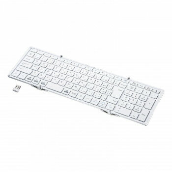 サンワサプライ ワイヤレス 折りたたみフルキーボード ホワイト SKB-WL35W パソコン・AV機器関連 PC・携帯関連 サンワサプライ ワイヤレス 折りたたみフルキーボード ホワイト SKB-WL35W パソコン・AV機器関連 PC・携帯関連