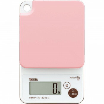 TANITA タニタ デジタルクッキングスケール ピンク KW-201 家事用品 調理用品
