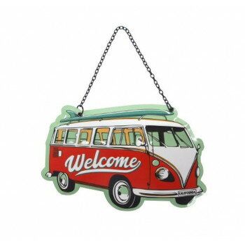 エンボス WELCOMEプレート サーフワゴン レッド DE054933 ガーデニング・DIY・防殺虫 ガーデニング・花..