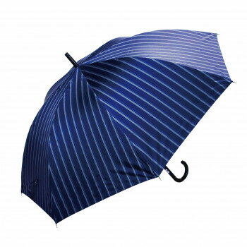 藤田屋 雨晴兼用紳士長傘 シャドウストライプ UB65-2264 服飾雑貨 傘