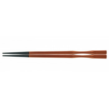 福井クラフト　PBT 22.5cm杵型多久島箸春慶塗 90022665 家事用品 調理用品